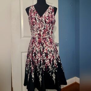 WHBM A-Line Flower Dress